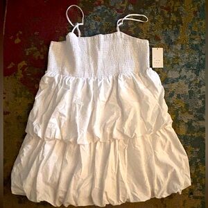 A New Day White Bubble Dress